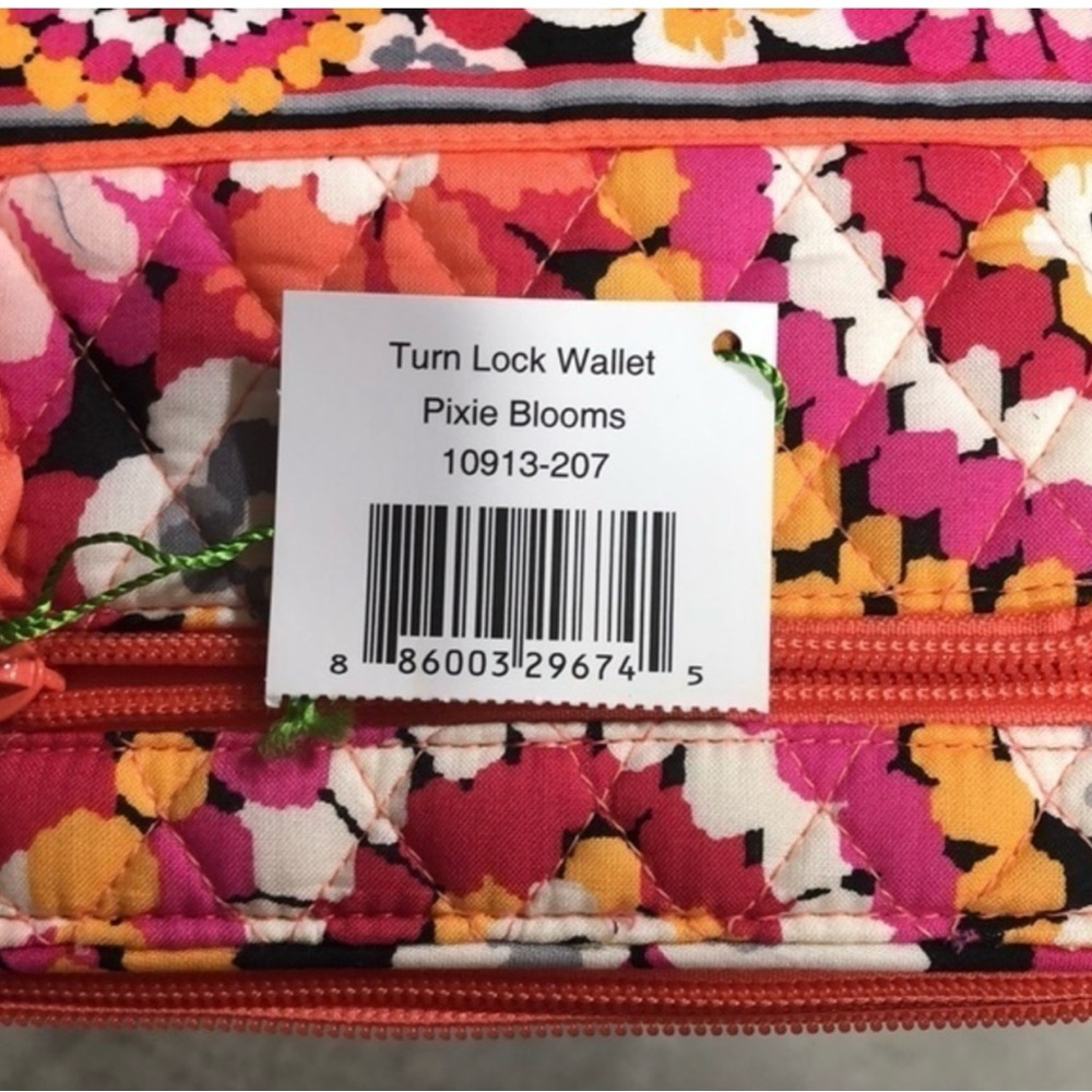 Vera Bradley Turnlock Wallet “Pixie Blooms”. NWT - Picture 5 of 5